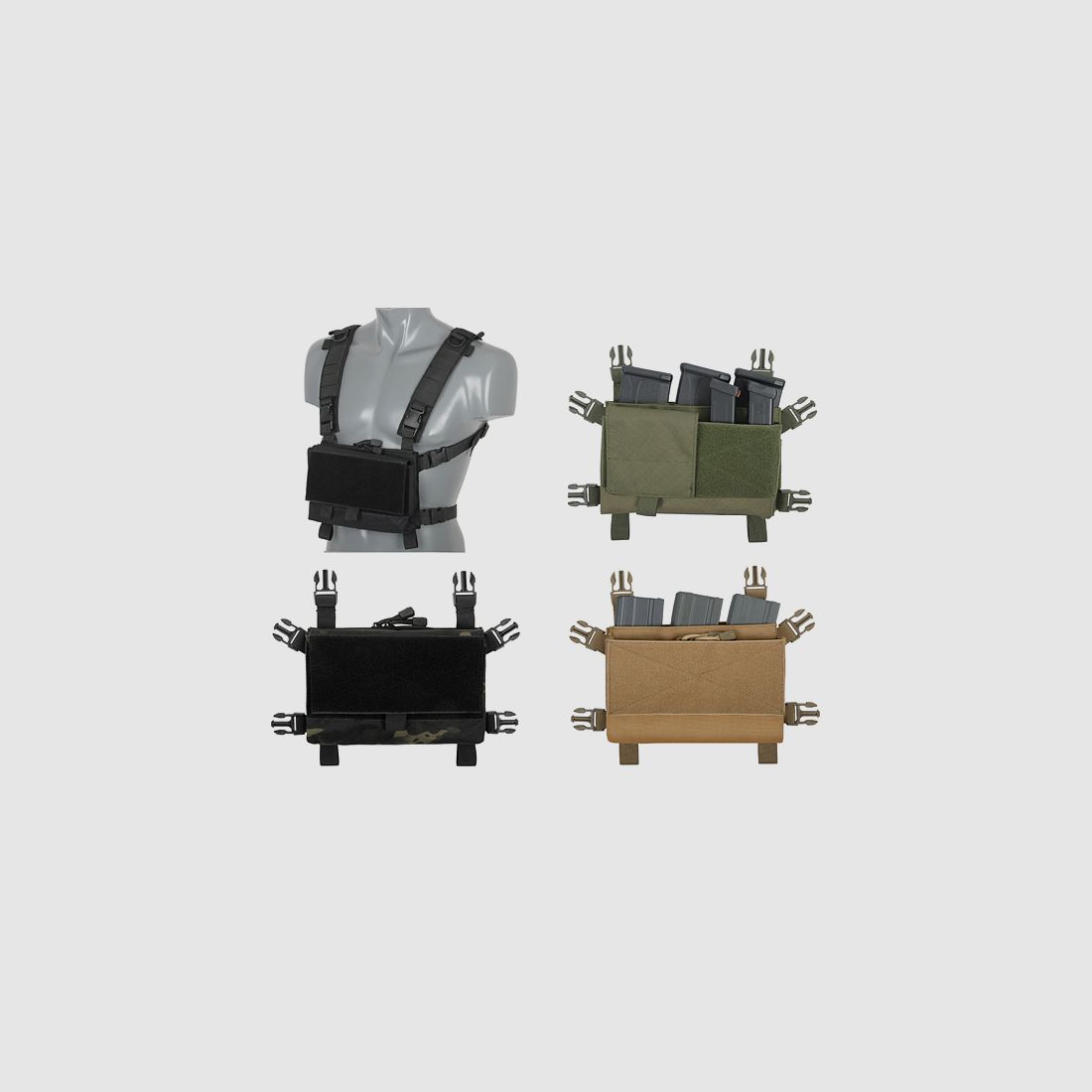 Hybrid Chest Rig - 'MC', Buckle Up (8FIELDS)