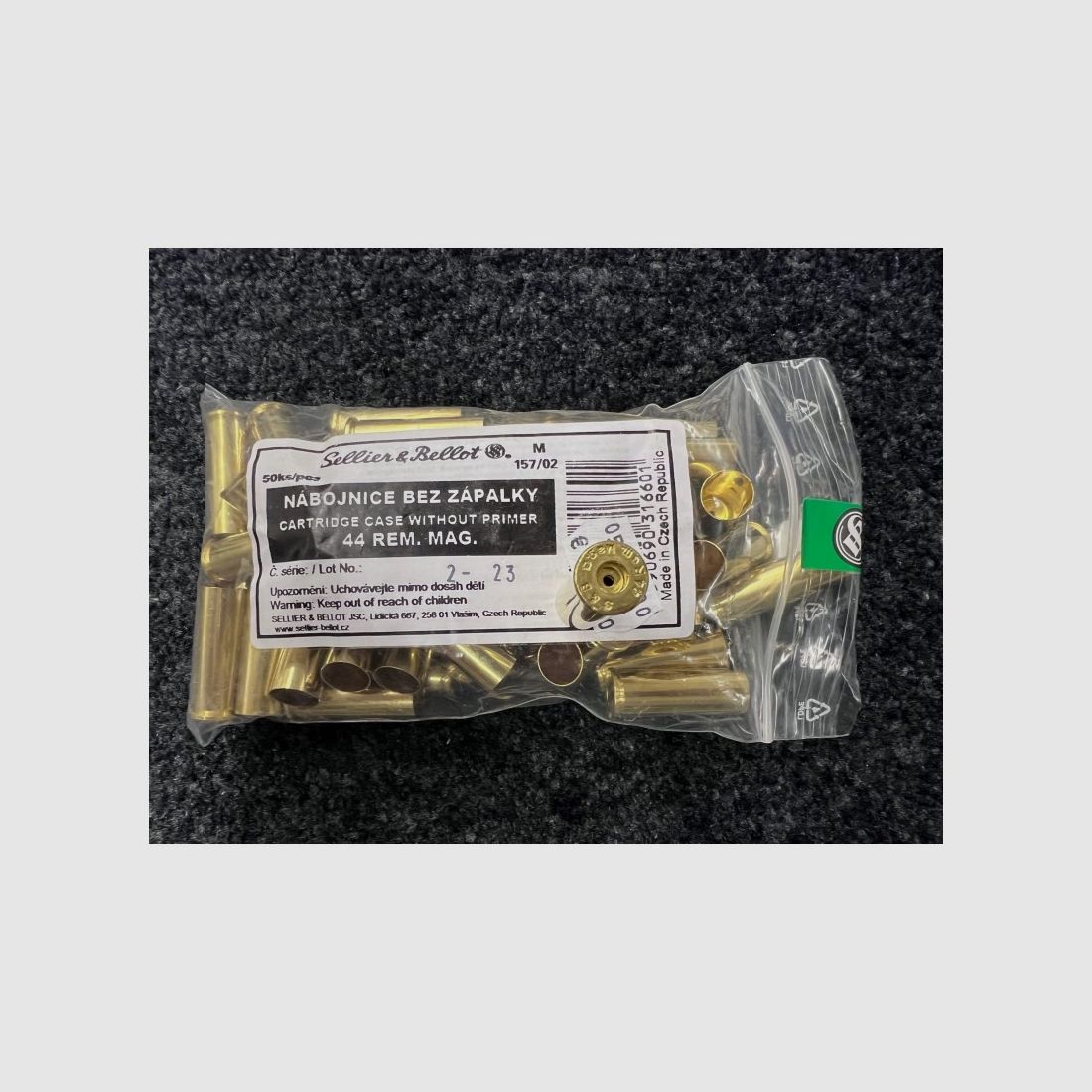 Sellier & Bellot Cases 44 Rem Mag (x50)