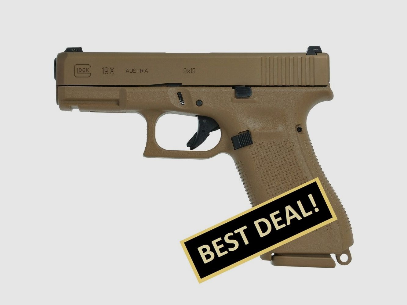 Glock Pistole 19X FDE Coyote 9mm