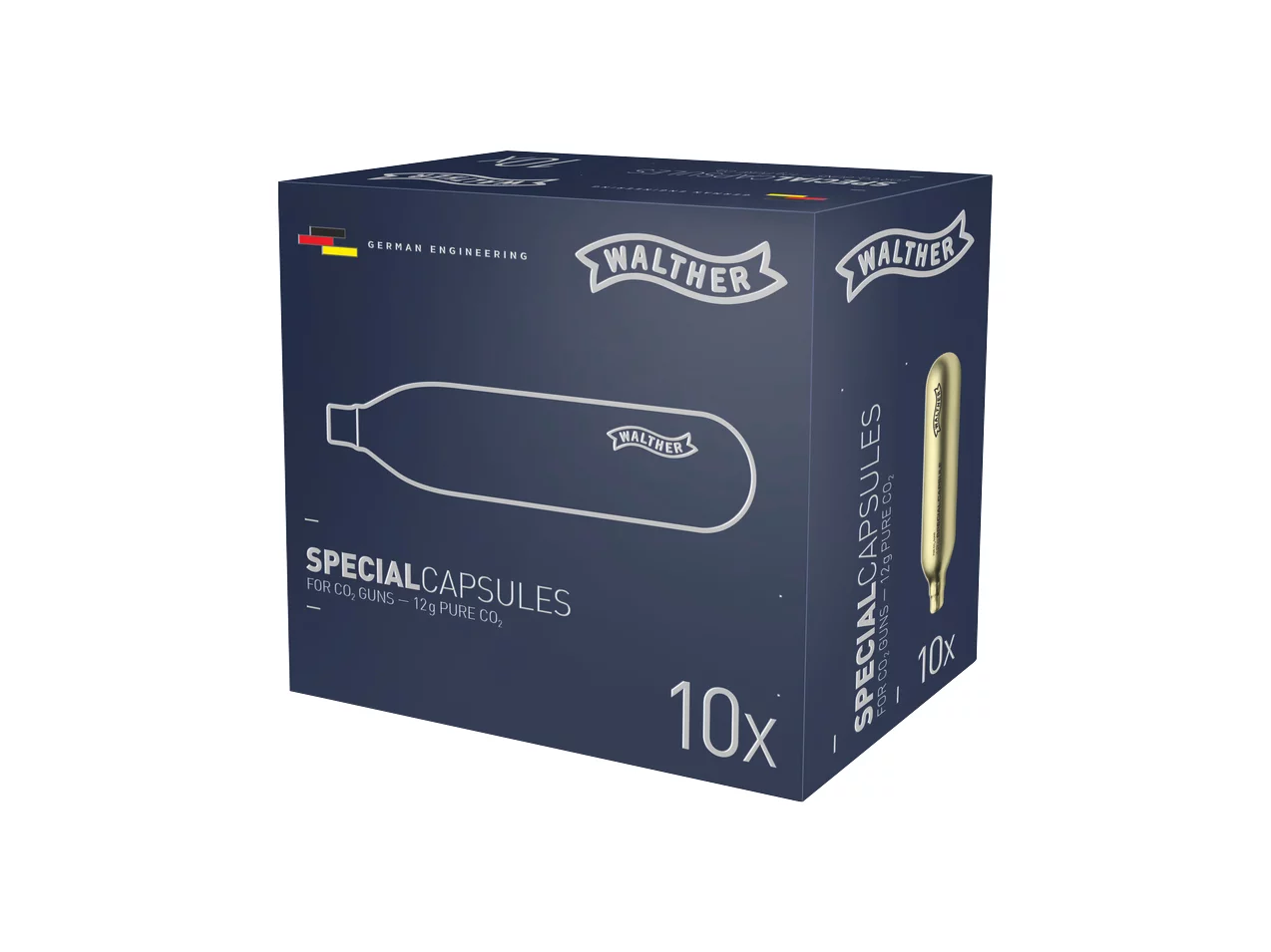 Nabój kapsuła CO2 Walther 10 x 12 gr (4.1682), zdjęcie 2 z 2