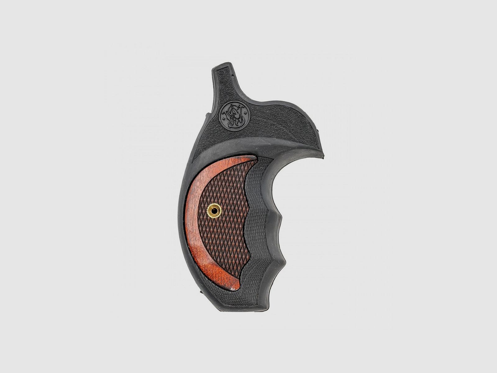 S&W K/L RUND FALCONIA SUPER ROSEWOOD CHECKERED INSERT, Bild 1 von 4