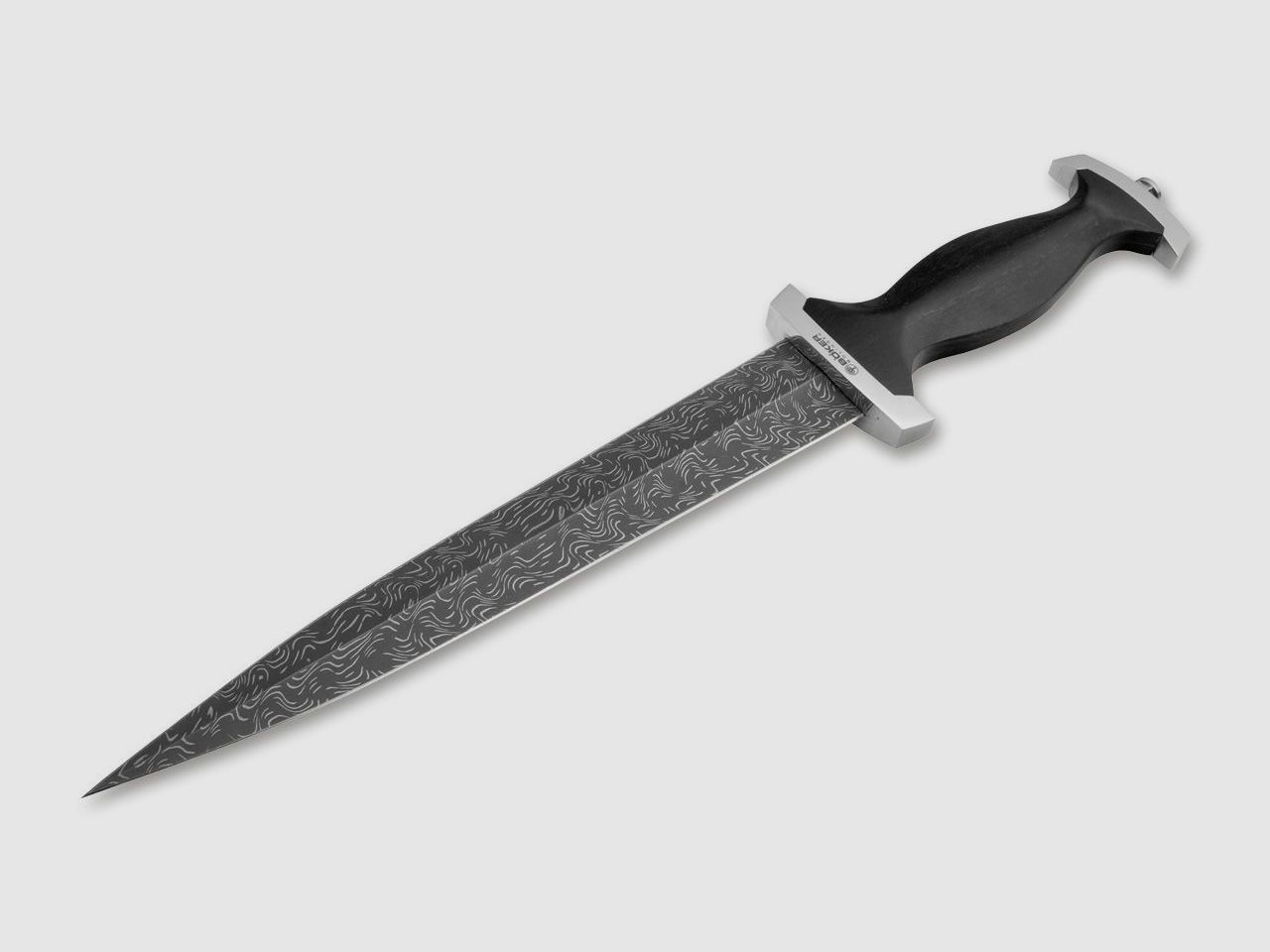 Schweizer Dolch Mosaikdamast Damast
