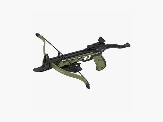 Pistola de ballesta Haller Alligator 80 lbs verde