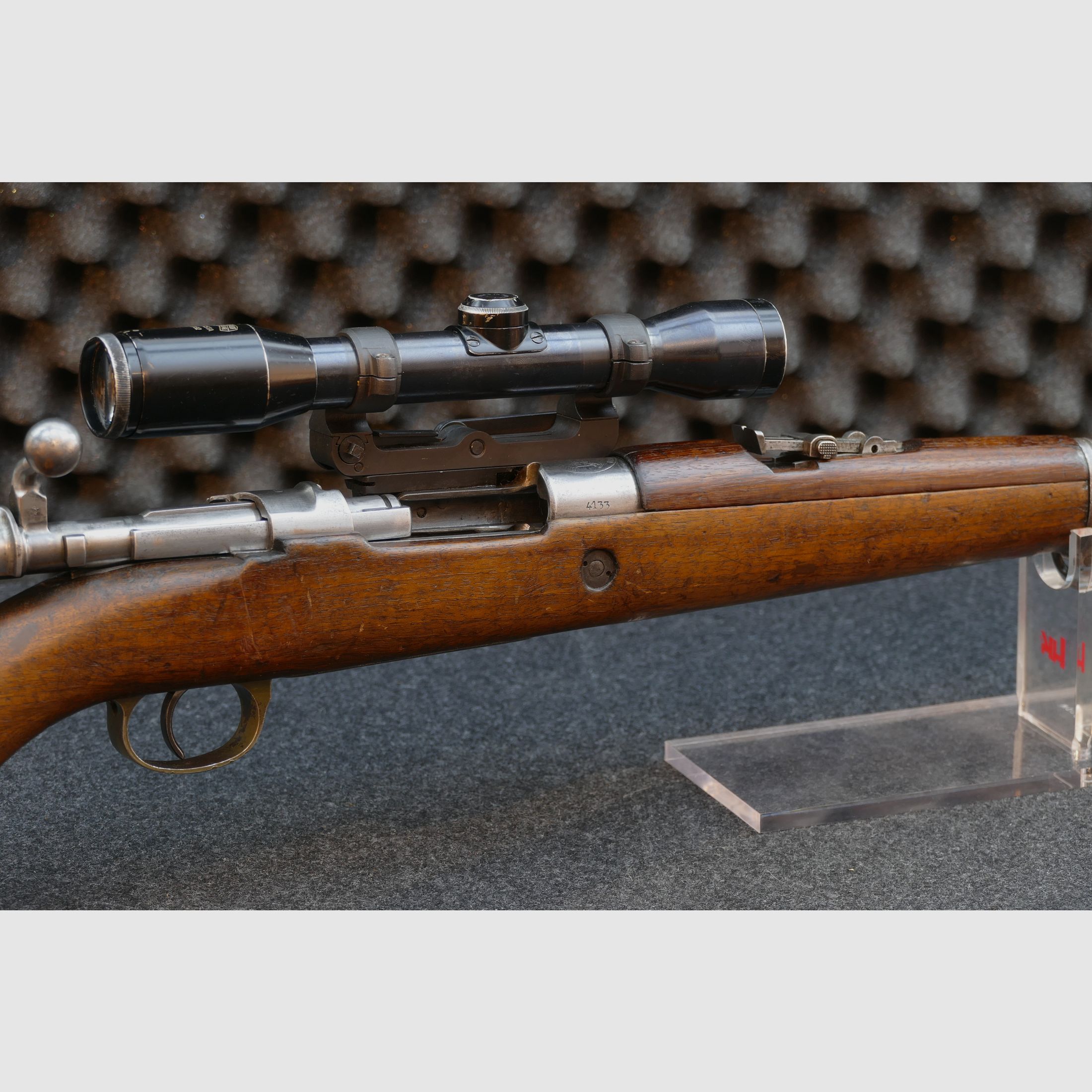 Kurzkarabiner Kurzgewehr „Kolumbien“ — FN-Typ, .30-06 Springfield, mit Seitenmontage