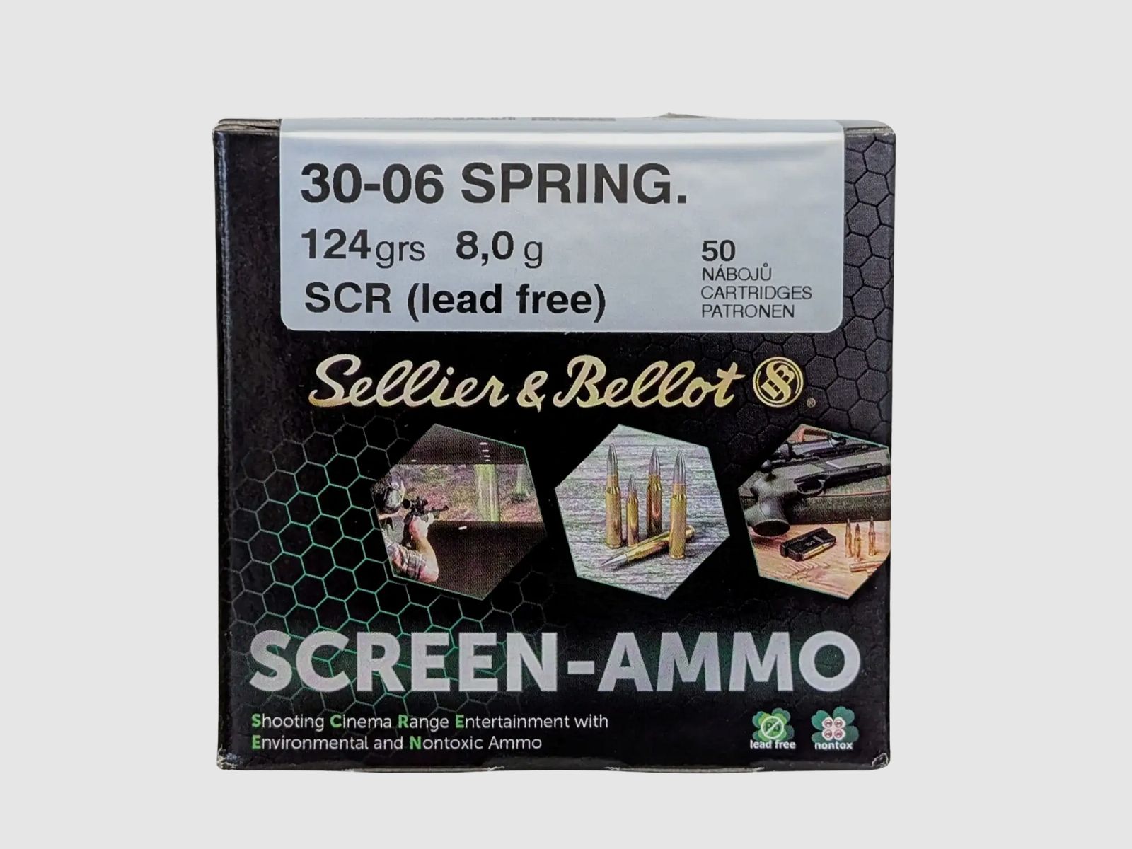 S&B .30-06 Spring Screen-Ammo SCR Zinco 124 gr 50 colpi