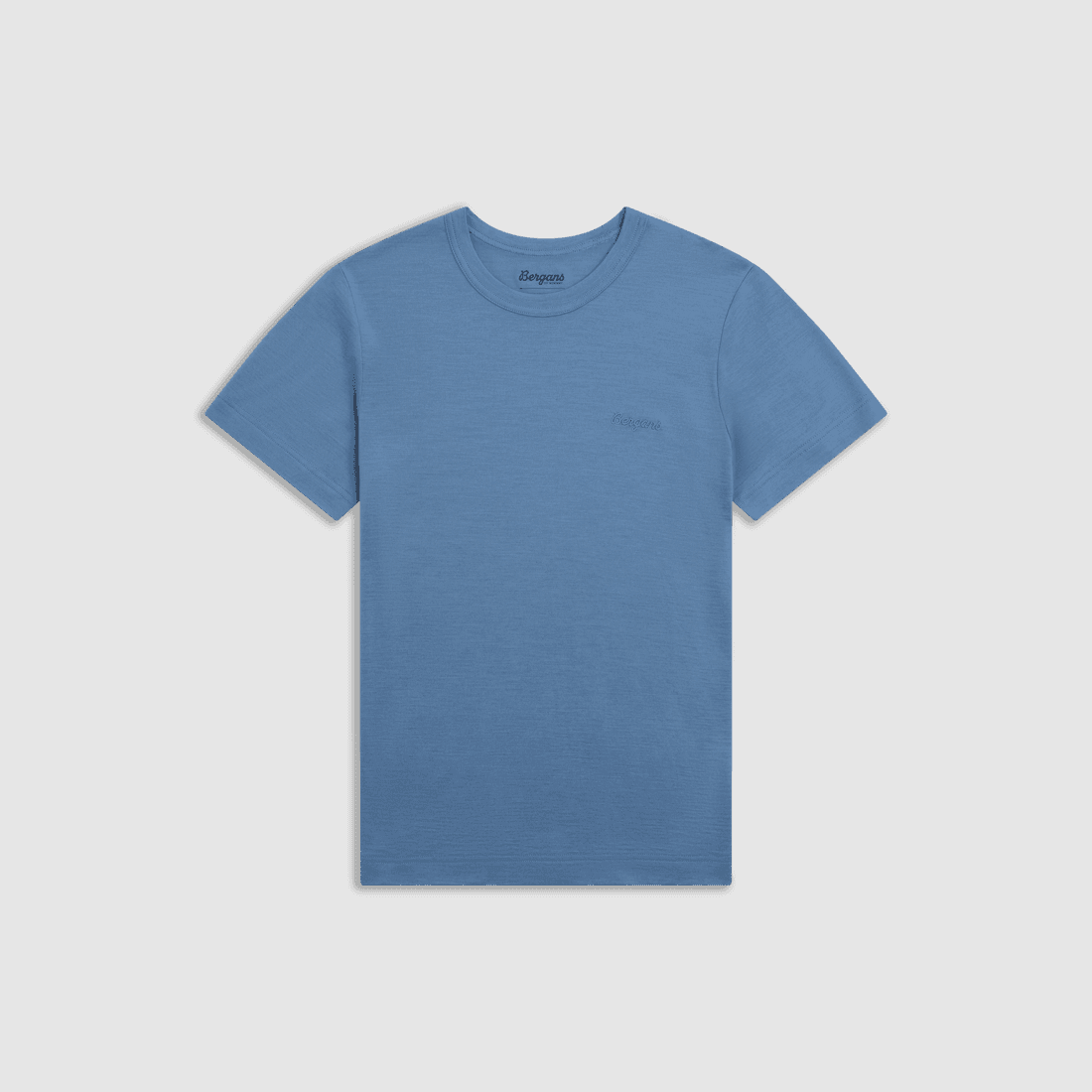 Bergans Logo Merino Tee Women Elemental Blue L