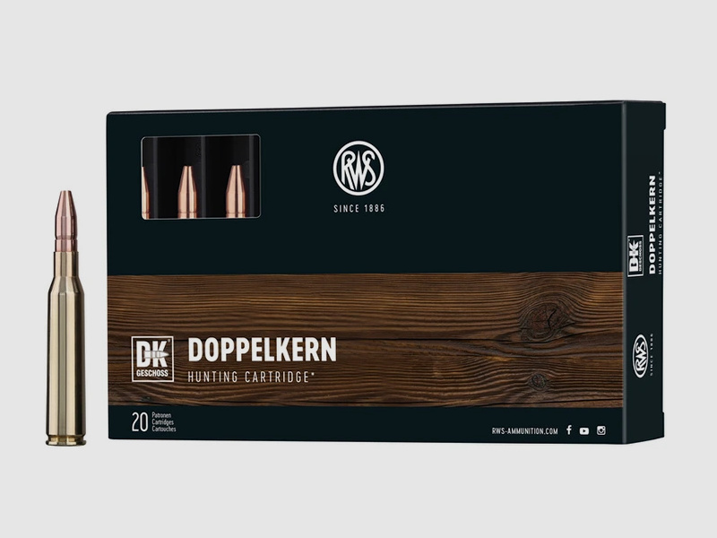 RWS 6,5x57 9,1g DK 20 Patronen