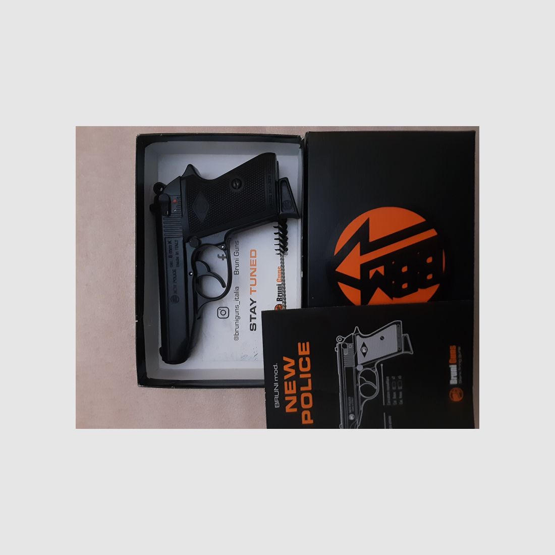 Bruni New Police wie Walther PPK 8mm K