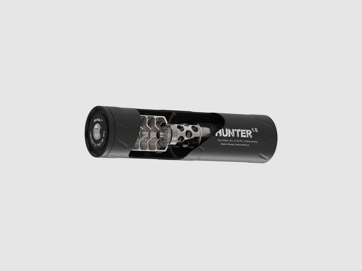 SVEMKO Hunter Short Schalldämpfer .30er M15x1