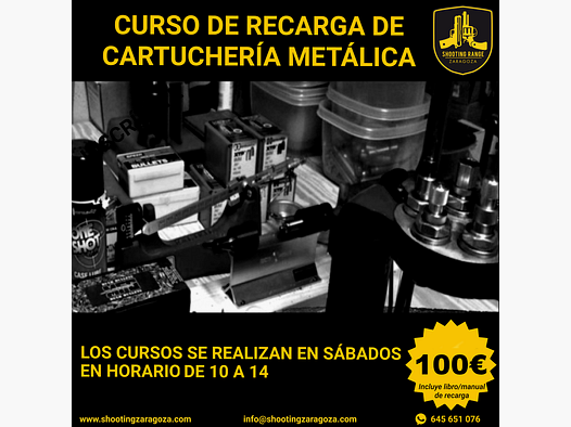 Metal Cartridge Reloading Course Shooting Zaragoza