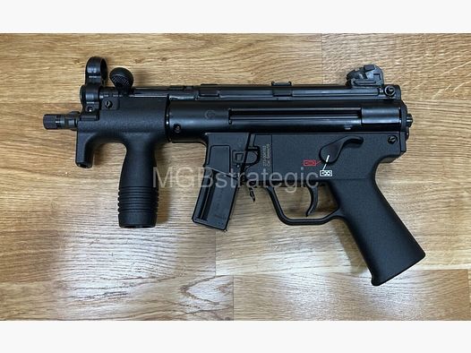 Heckler & Koch SP5K-PDW - semi-automatic pistol 9mm Luger civilian version H&K MP5k - optionally with folding stock - SP5 SP 5 SP5 k MP5 MP 5