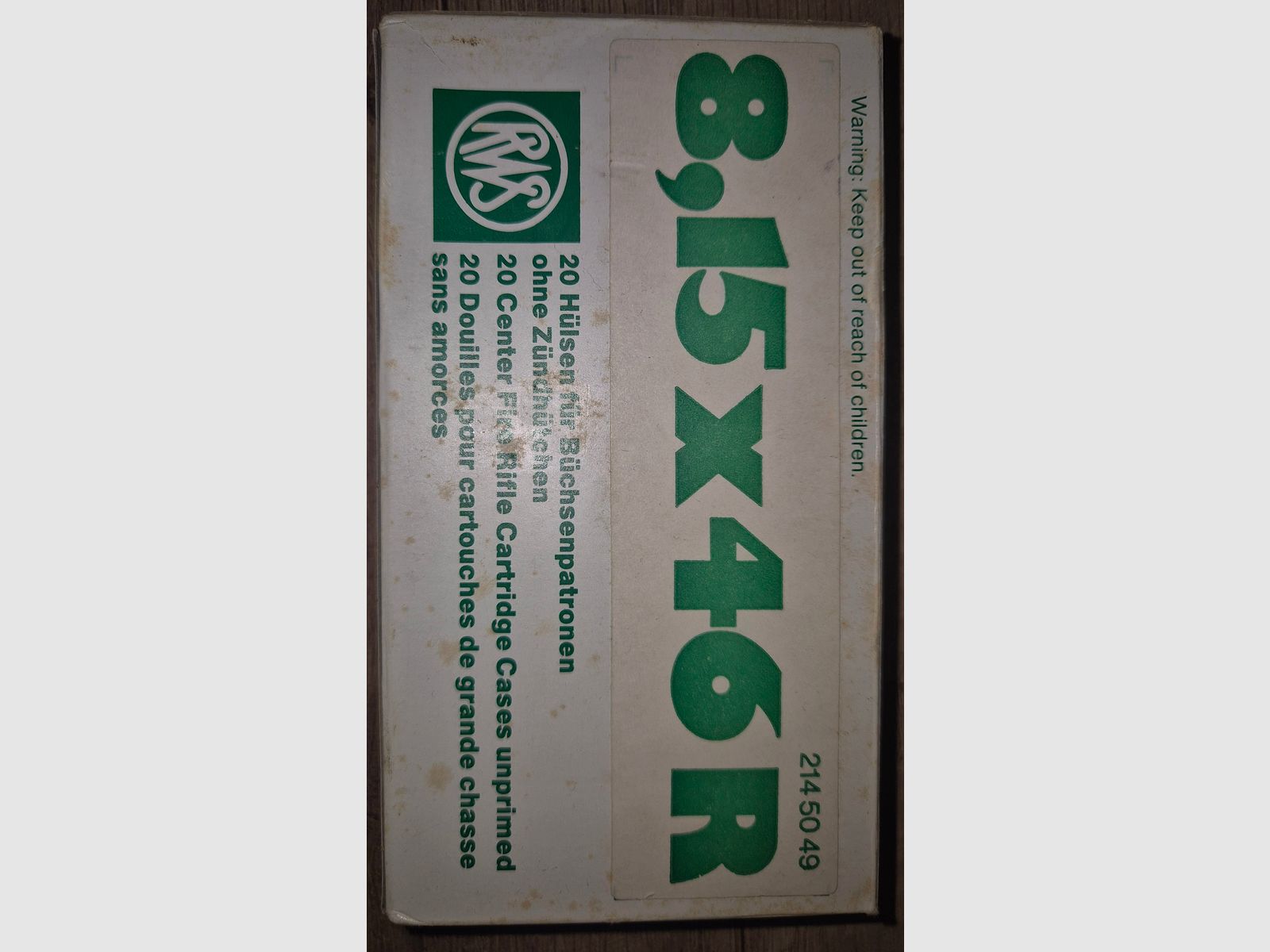 Étuis pour pistolet à feu, 8,15x46R