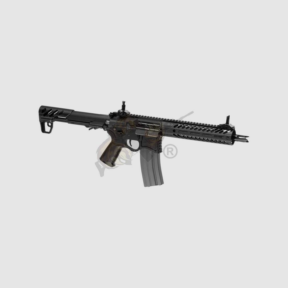 G&G Seekins Precision SBR8 SD 9 Inch ETU Airsoft S-AEG mit F-Zeichen