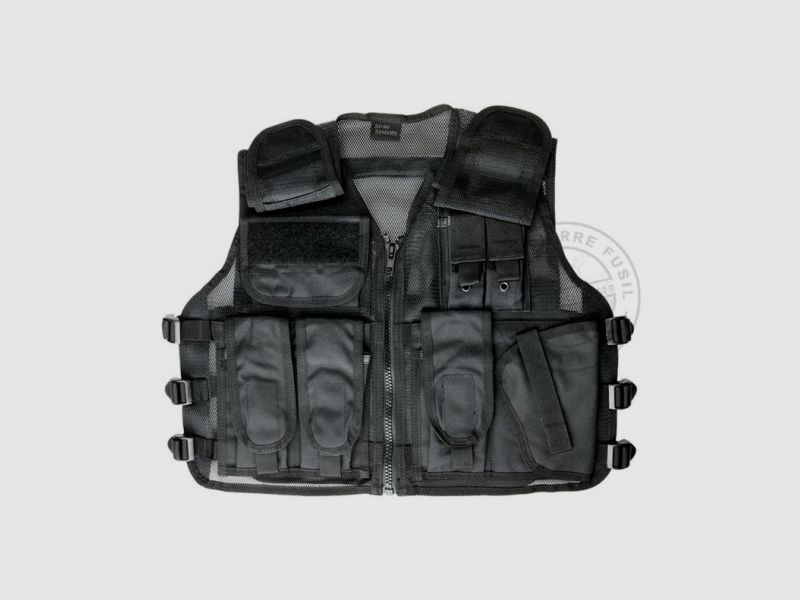 Gilet Tactique Soft Air - ASG Strike Systems Recon - Noir