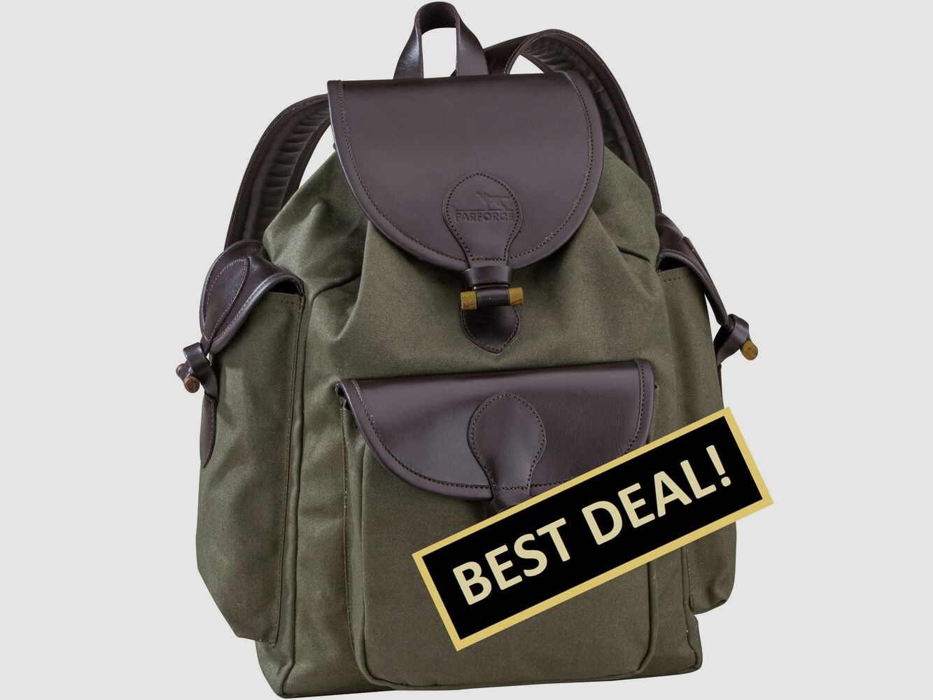 Parforce Rucksack mit Lederapplikationen