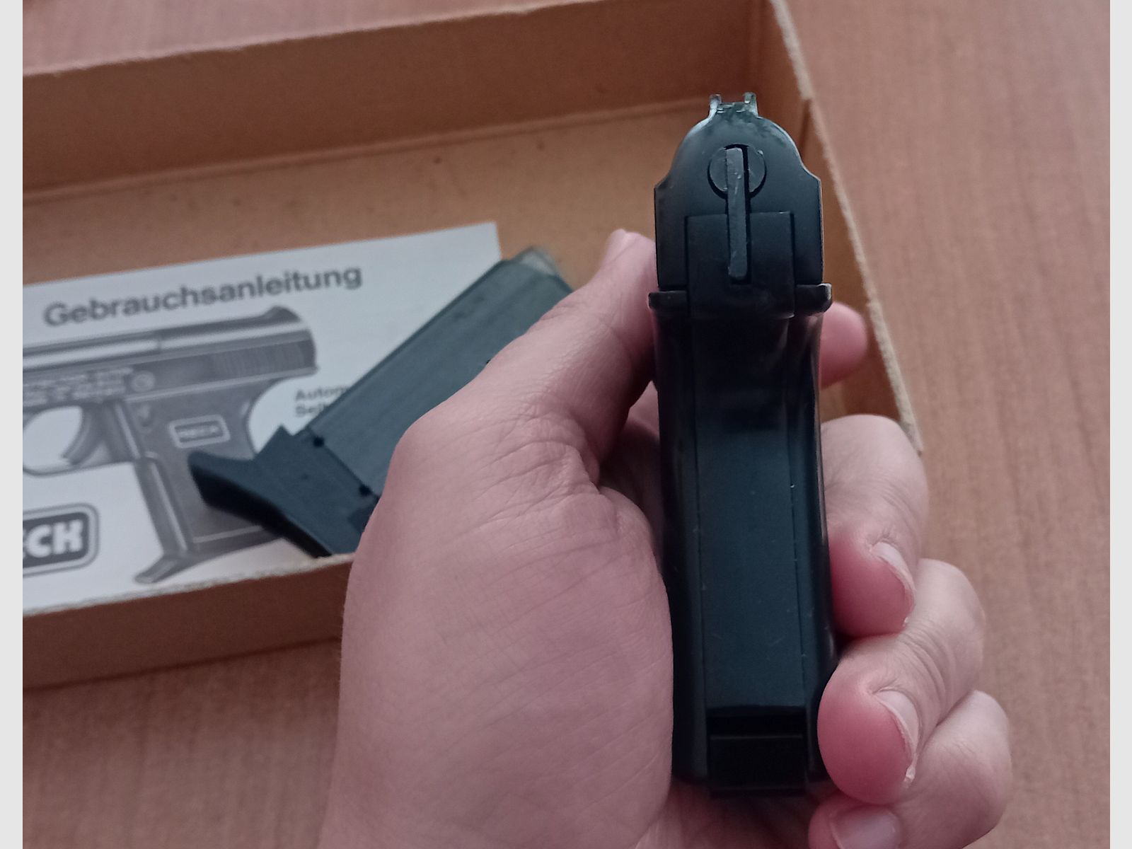 Ancien Reck Protector Autom. Mod. “G5” dans le premier PTB 12/ Cal. 8 mm Knall