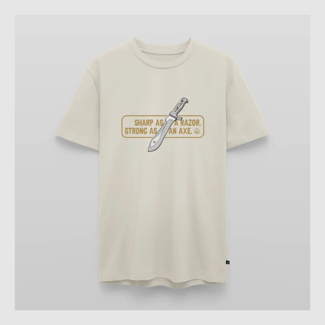 PUMA Męska Premium T-Shirt "White Hunter Sharp & Strong"