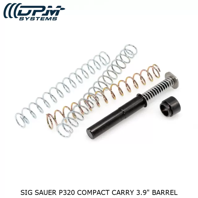 Asta guida DPM per SIG SAUER P320 COMPACT & CARRY Canne 3,9"/99mm 9mm/.375Sig/.40s&w/45ACP