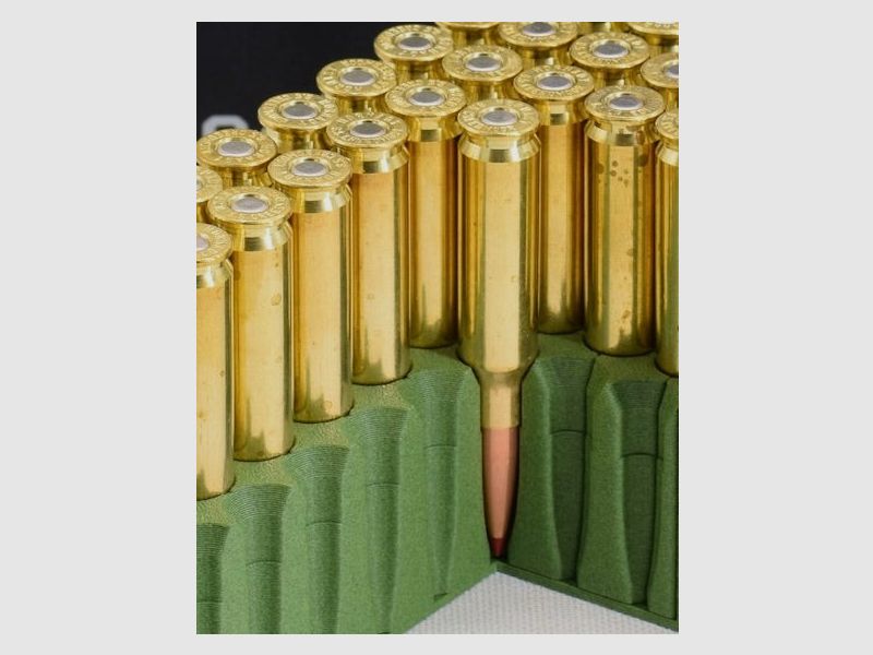 Filamelt Munitionsbox / Ammo Box .22 Savage – Patronenbox ‘Klappdeckel’ – 20 / 25 / 50 / 100 Runden