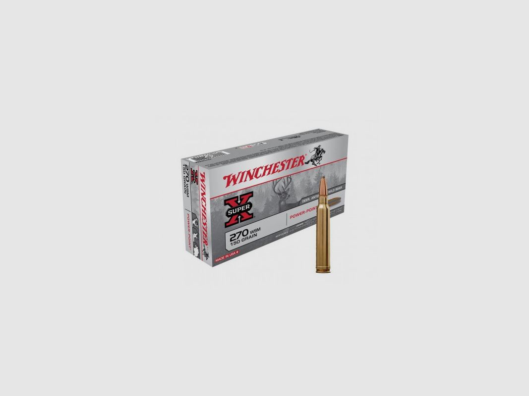 WINCHESTER 270WSM POWER POINT 150gr