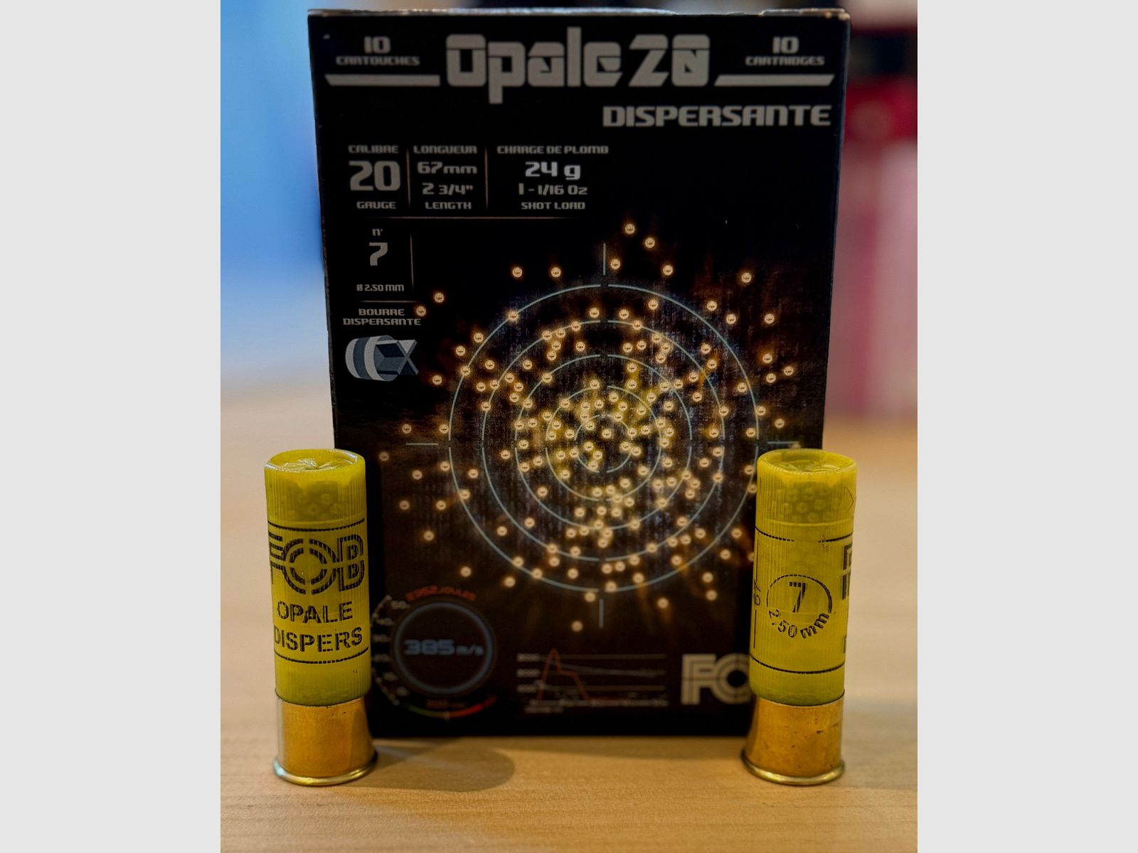 FOB OPALE DISPERSANT Éparpilleur - 20/67 - 24g - N° 7 (2,5mm) - Plomb