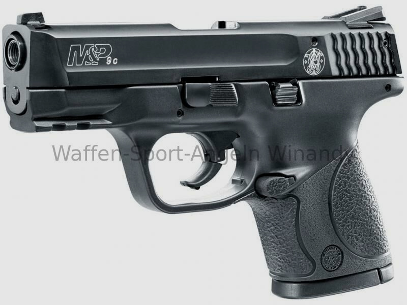 SMITH & WESSON	 M&P 9c black 12+15 schüssig 9mm P.A.K. incl. 2 Magazinen