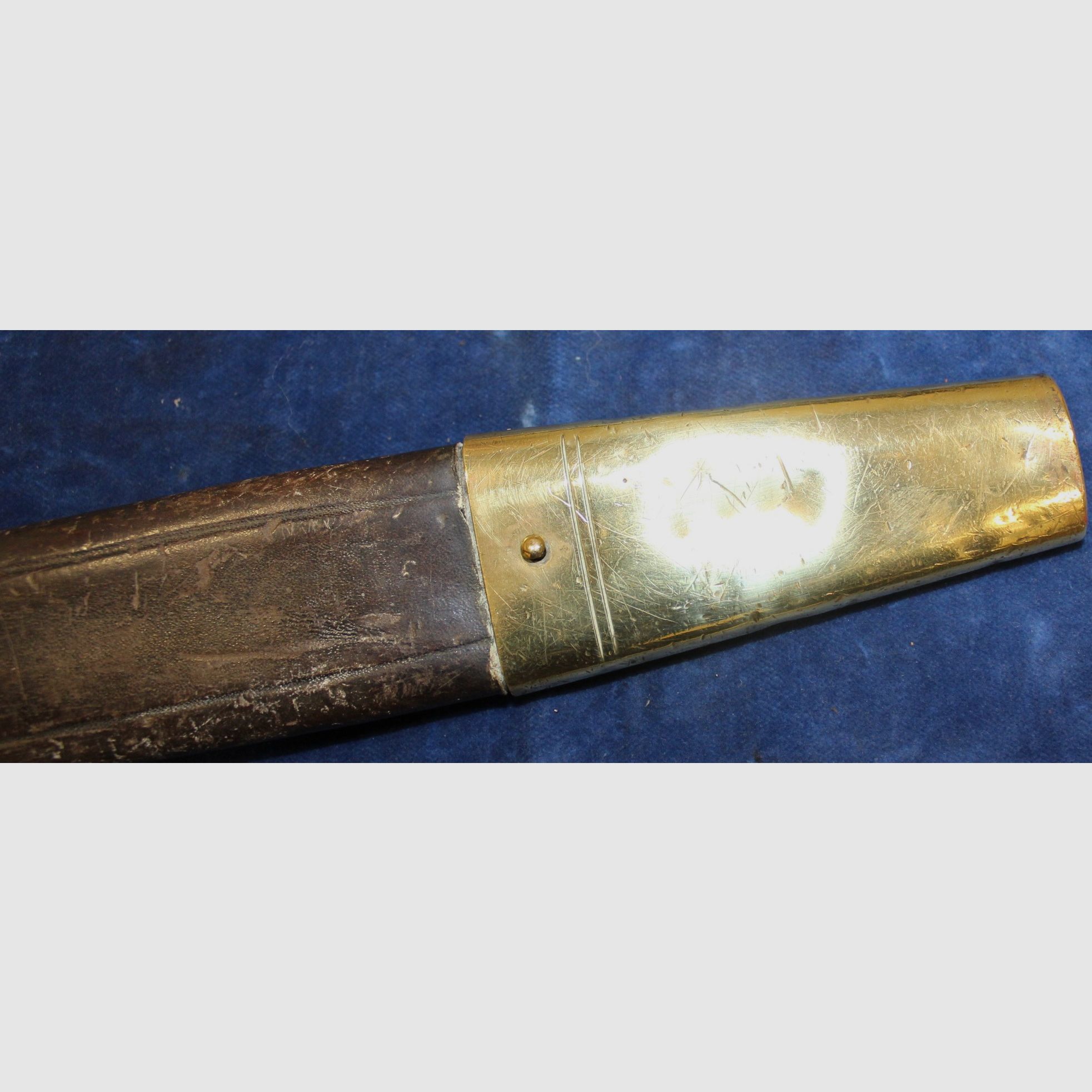 Épée courte suisse du génie M1842-75 à dos dentelé, image 8 sur 10