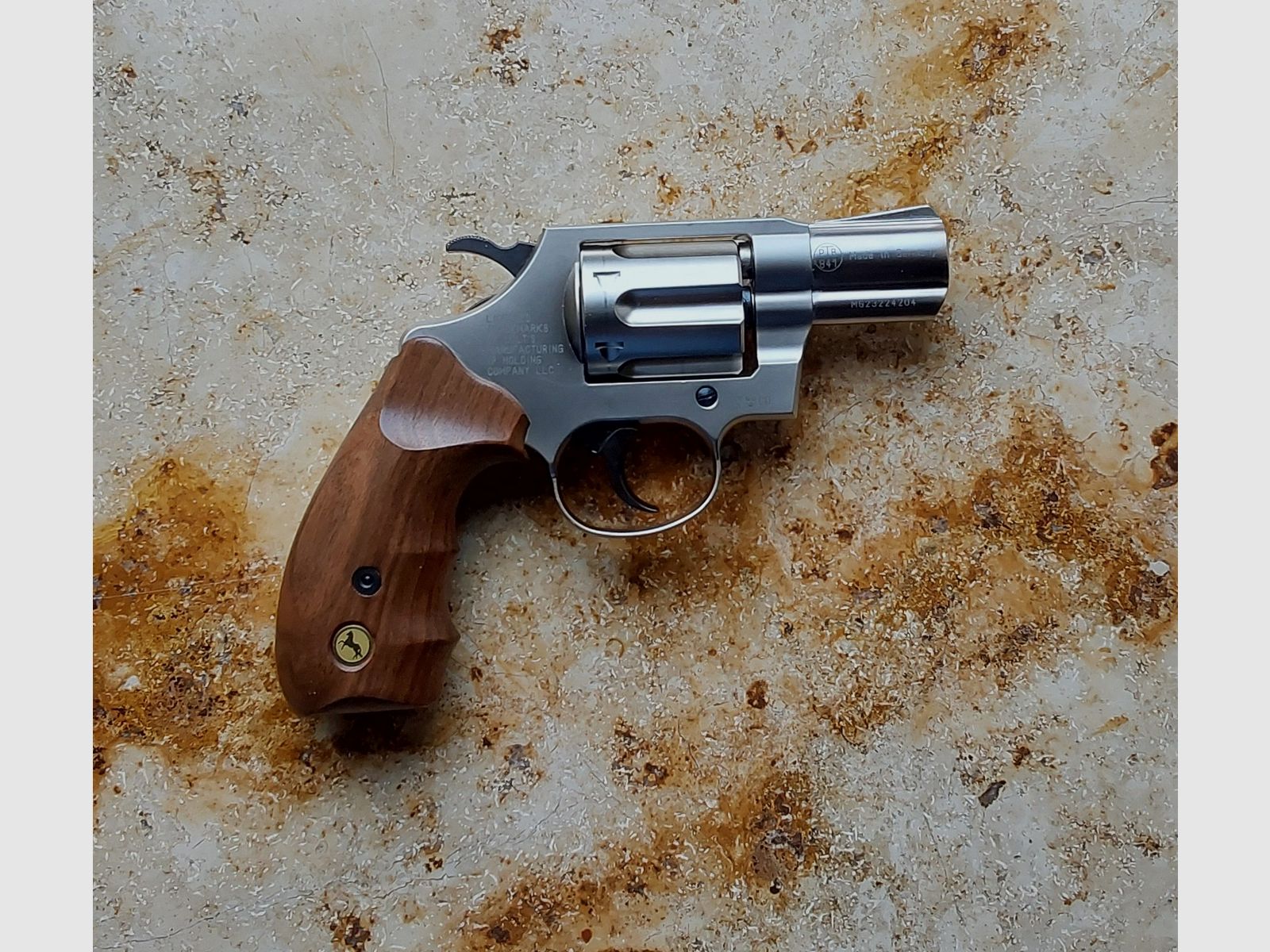 COLT DETECTIVE SPECIAL   NICKEL  9mm R.K    PTB 841