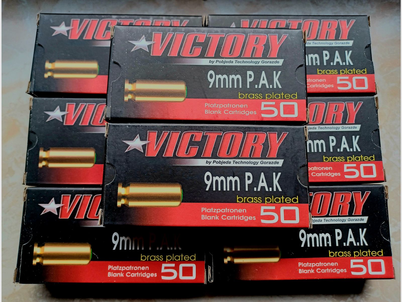 400 Platzpatronen 9mm P.A.KNALL 