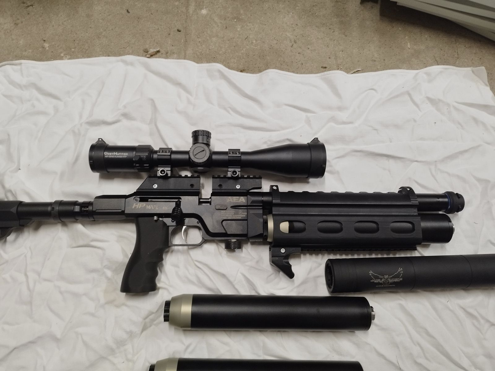 AEA HP Max MK 2 - Mega Set Jads Schalldämpfer mit Kompressor und Zubehör