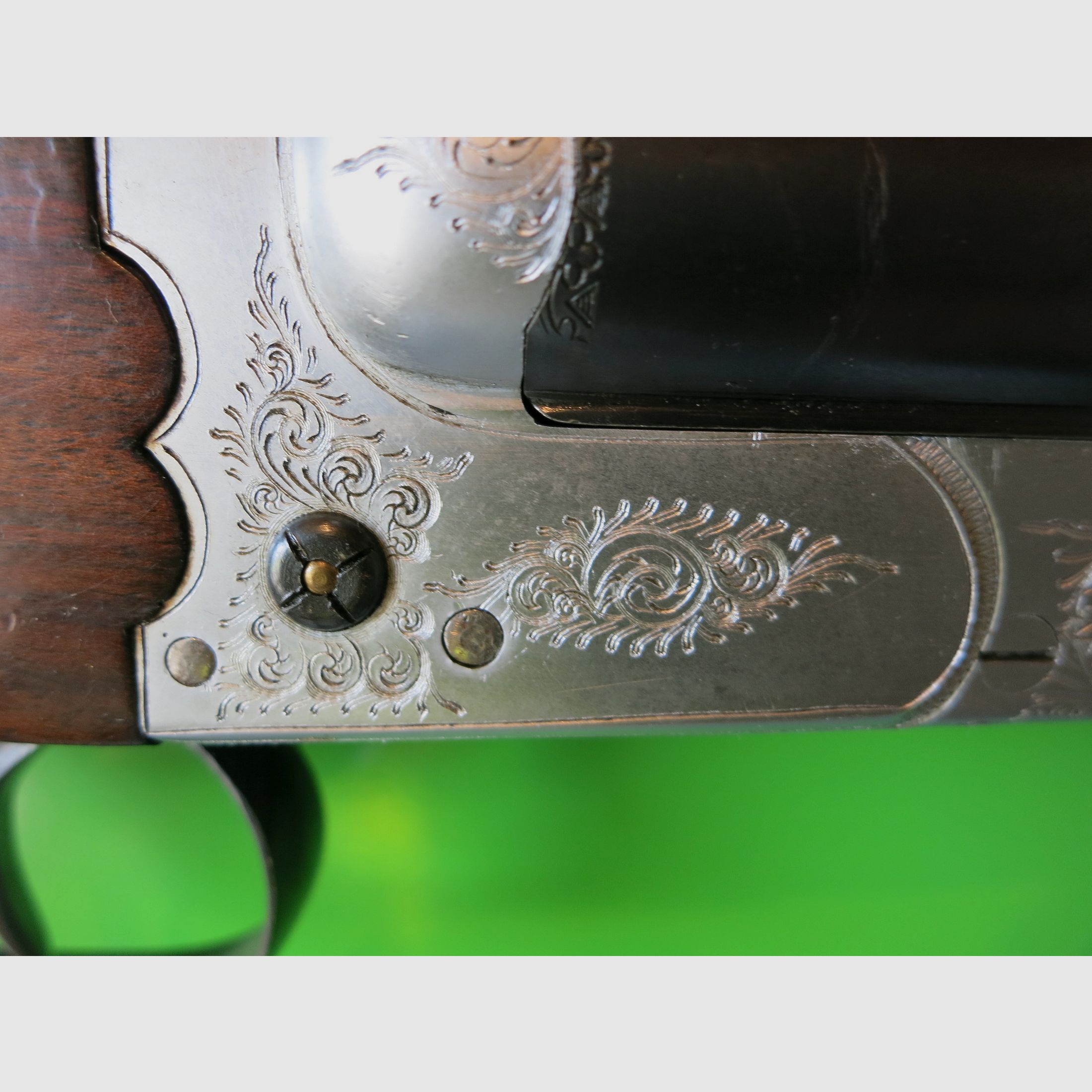 AyA, Aguirre and Aranzabal, Model 107 "Milan" double shotgun/cross shotgun caliber 16/70, engraving #20-