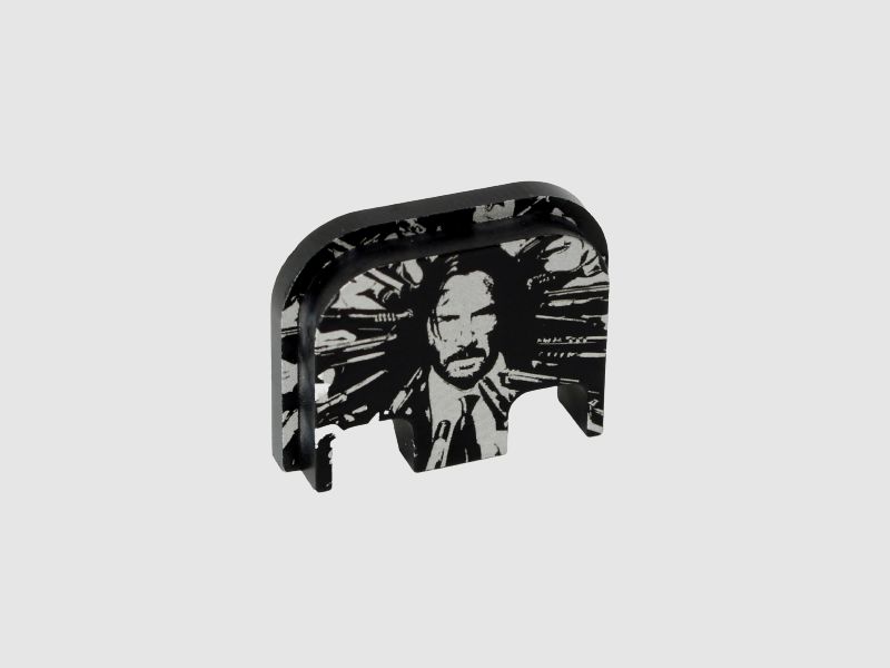 GLOCK BACKPLATE "JOHN WICK" - ALU