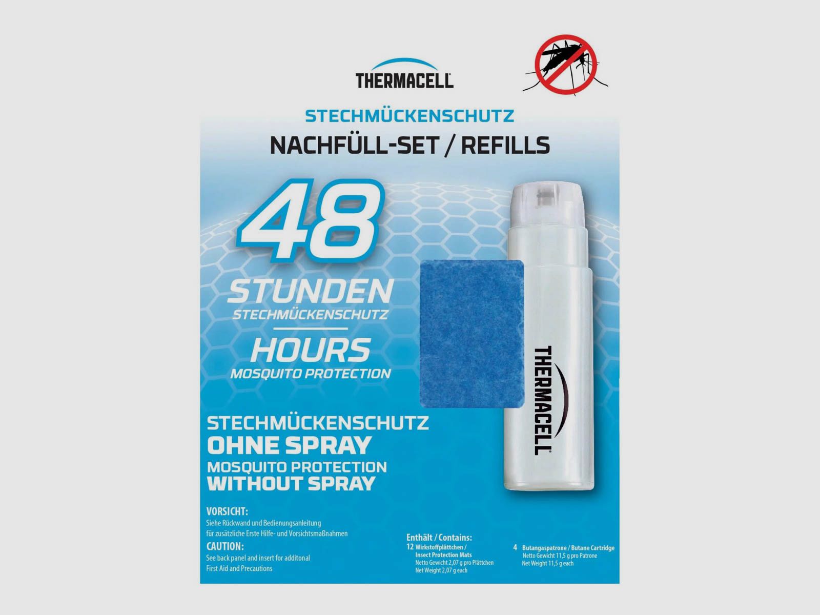 Thermacell 48h Nachfüllpackung R-4  Kompatibel mit Thermacell Handgeräten