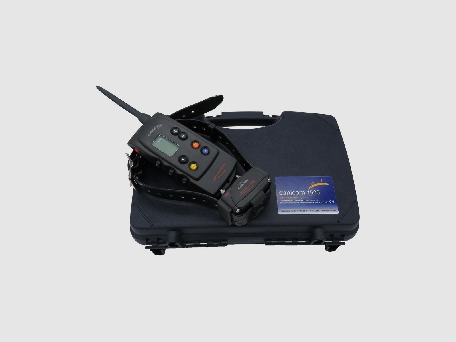 Canicom 1500 afstandsbediening + trainingshalsband, afbeelding 2 van 2