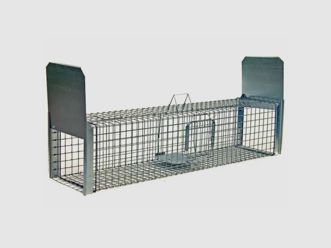 Fangkäfig Strong Schiebefalle 3 Griffe 180x34x34cm, Bild 1 von 3