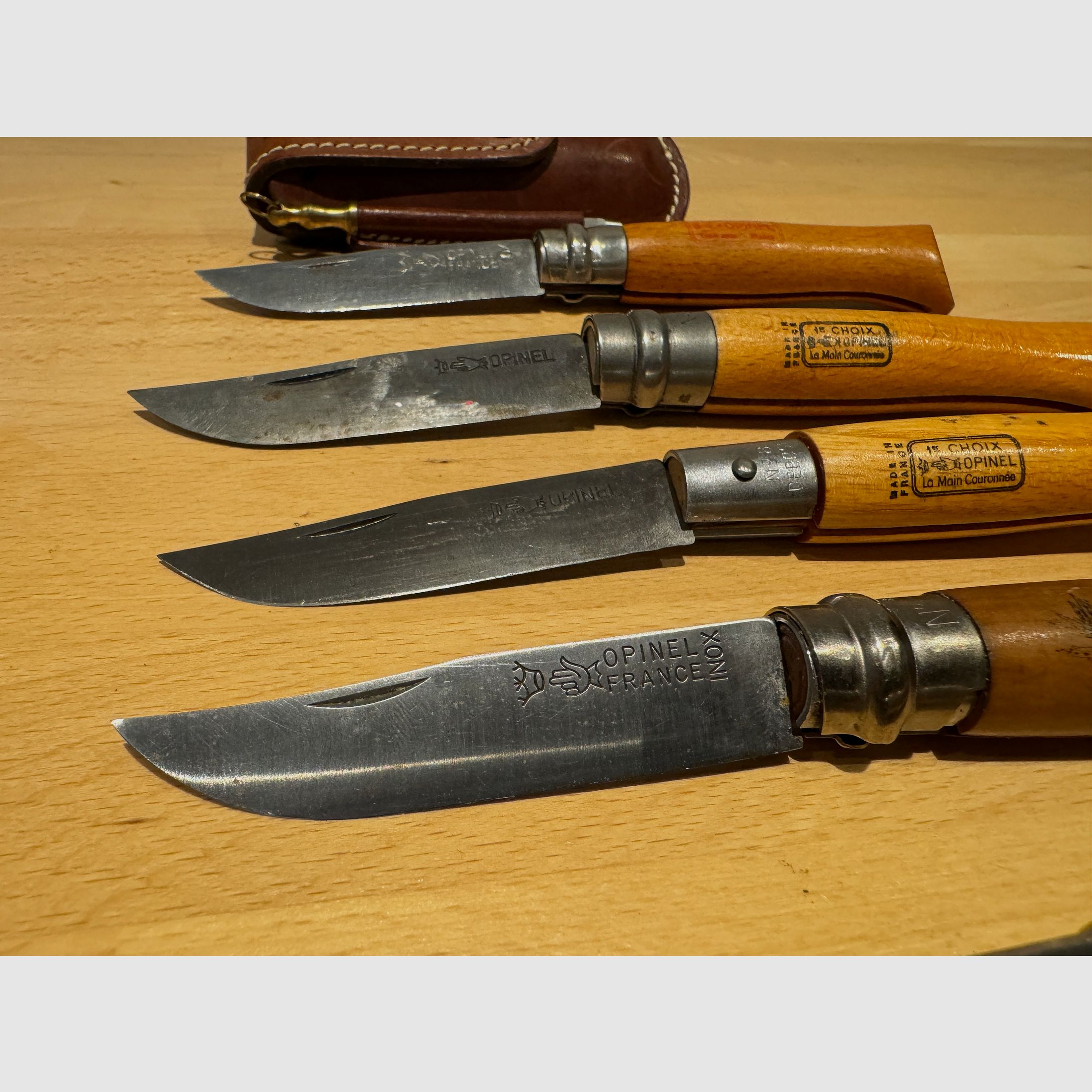 Nur noch 3 Opinel Taschenmesser gebraucht