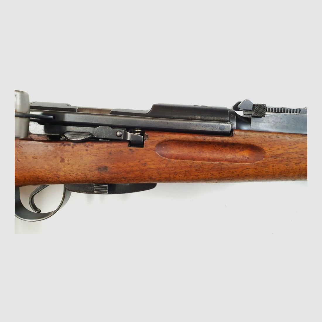 Bern Weapons Factory Repeating Rifle Bern Weapons Factory Swiss K31 Caliber 7.5x55 Swiss completely matching numbers + Hämmerli