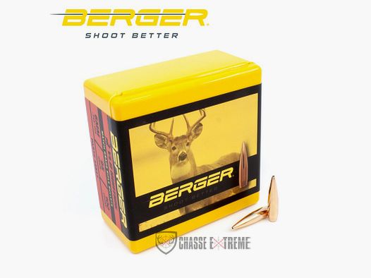 100 Ogives BERGER Cal 6mm 95gr VLD Hunting