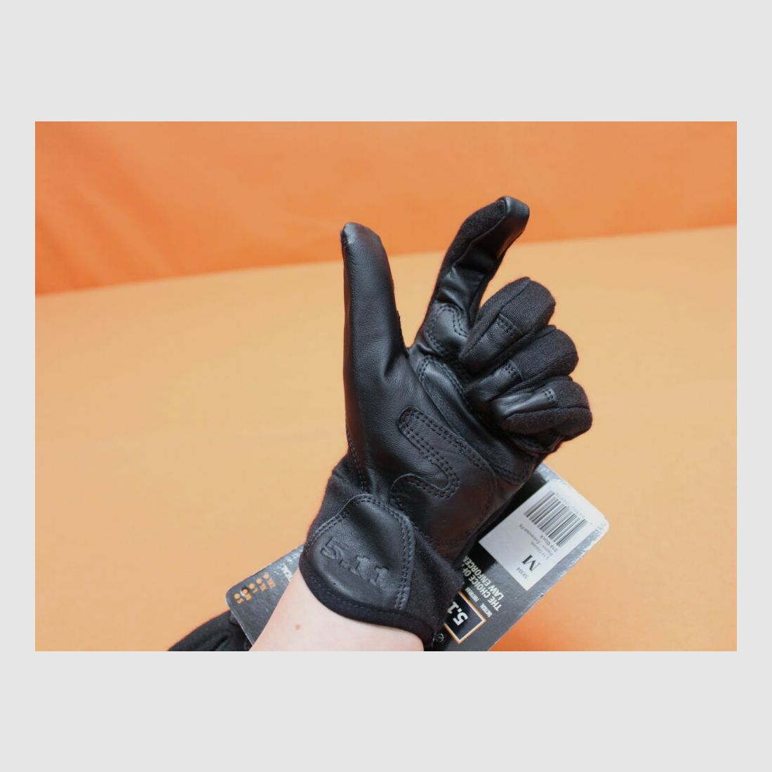 5.11 5.11 Tac-NFO Enhanced Flight Glove (59304) 019 Black/ Tactical glove made of NOMEX and leather size M