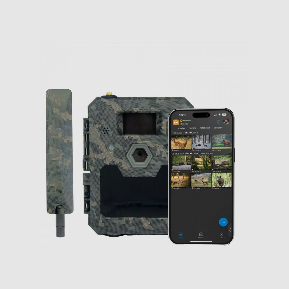 ICU CLOM CAM6 Wildkamera + 2000 Coins gratis