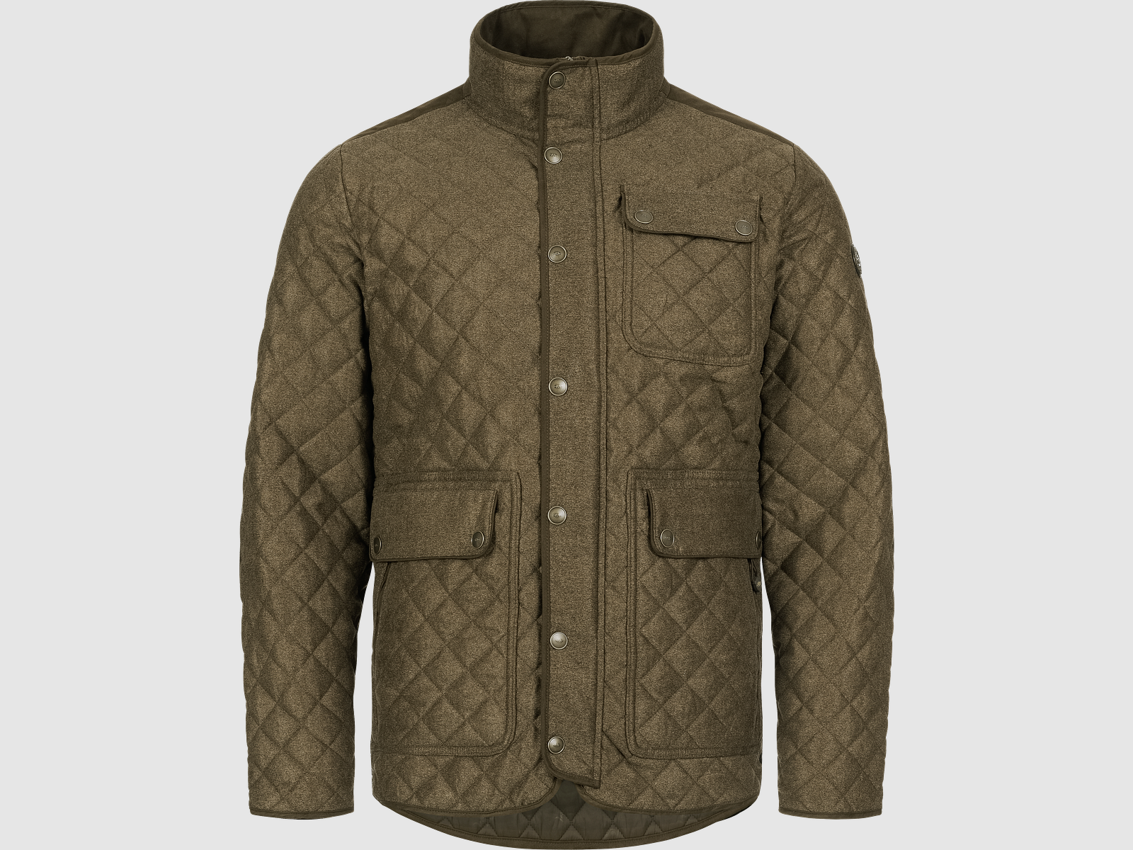 Men's Vintage Jacket Miles Dark Brown Mélange S