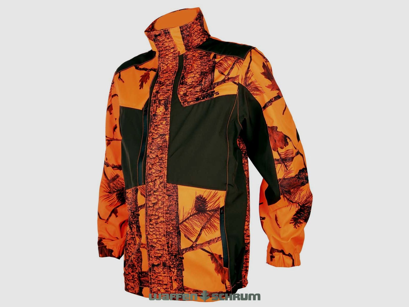Somlys Signaljacke Softshell Summer Camo Orange