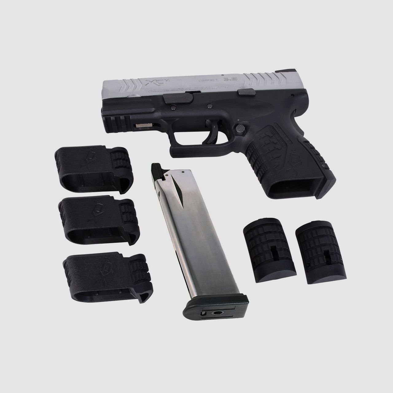 CO2 Pistole Springfield XDM 3.8 Zoll Compact Blowback bicolor Kaliber 4,5 mm BB (P18)