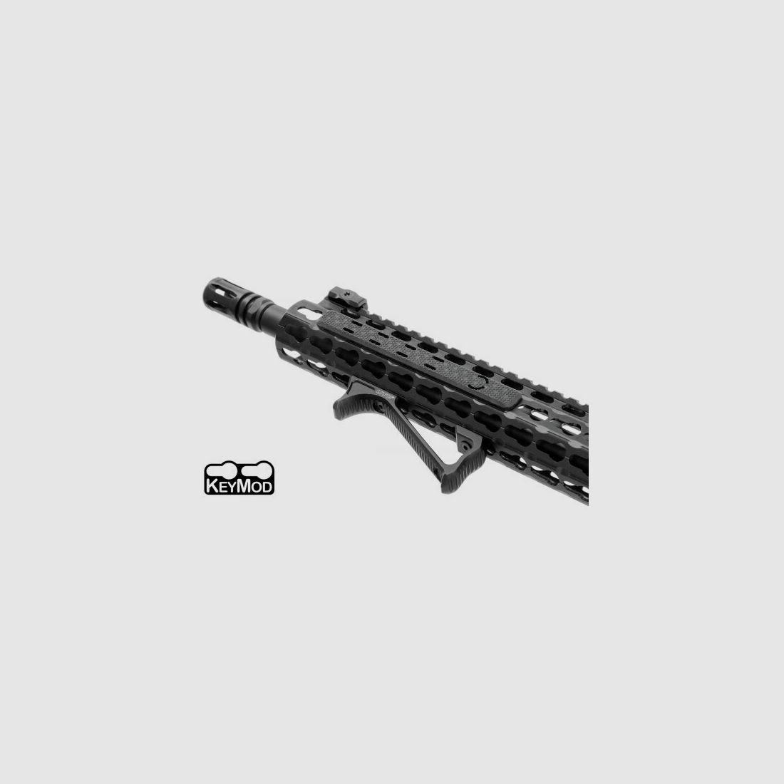 UTG Ultra Slim Angled Foregrip Keymod Interface Black