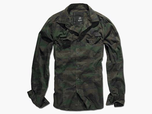 Brandit Brandit Shirt SlimFit woodland