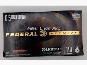 Federal 6,5mm Creedmoor 140gr, Sierra Matchking BTHP