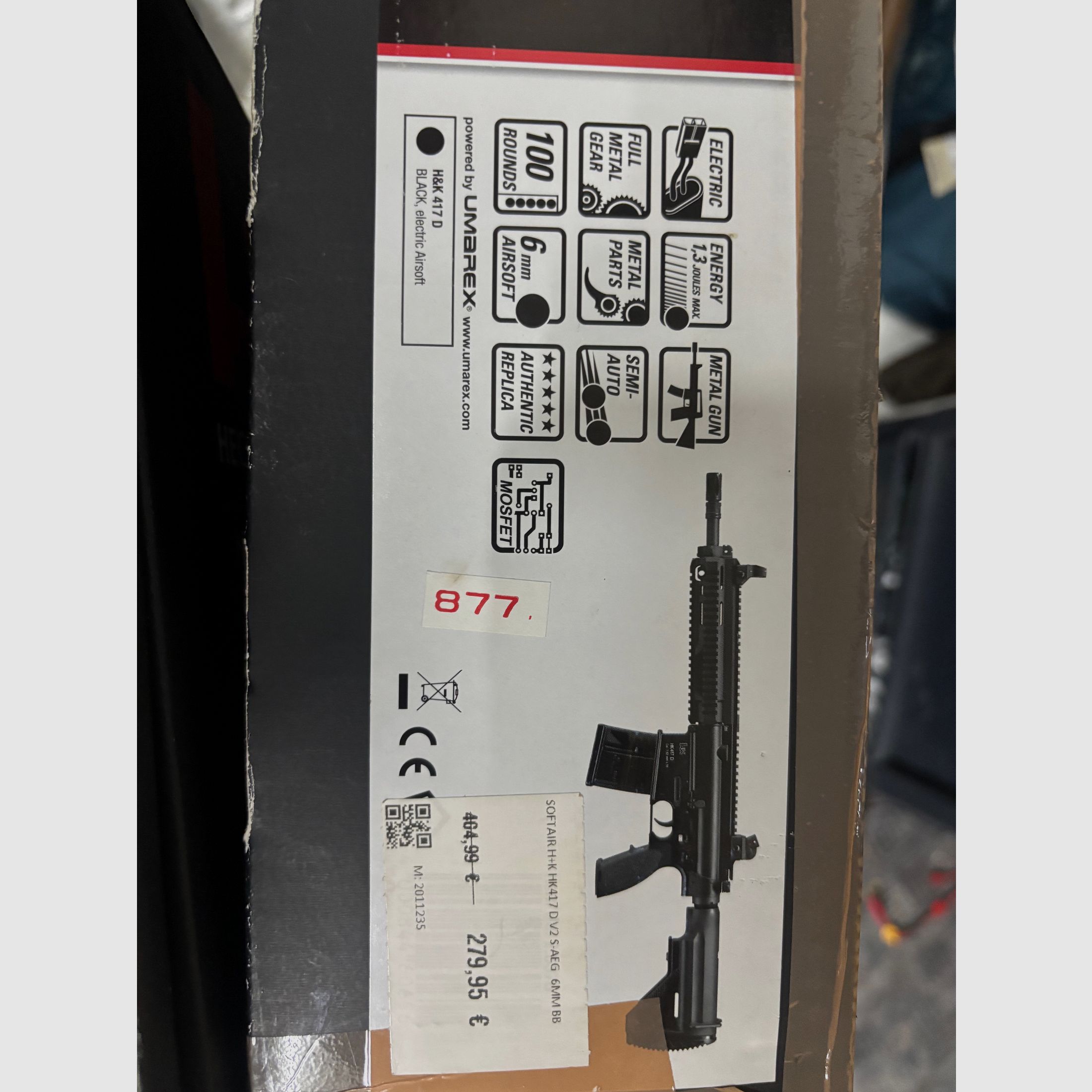 HK 417D vollmetall saeg + 2 magazin 