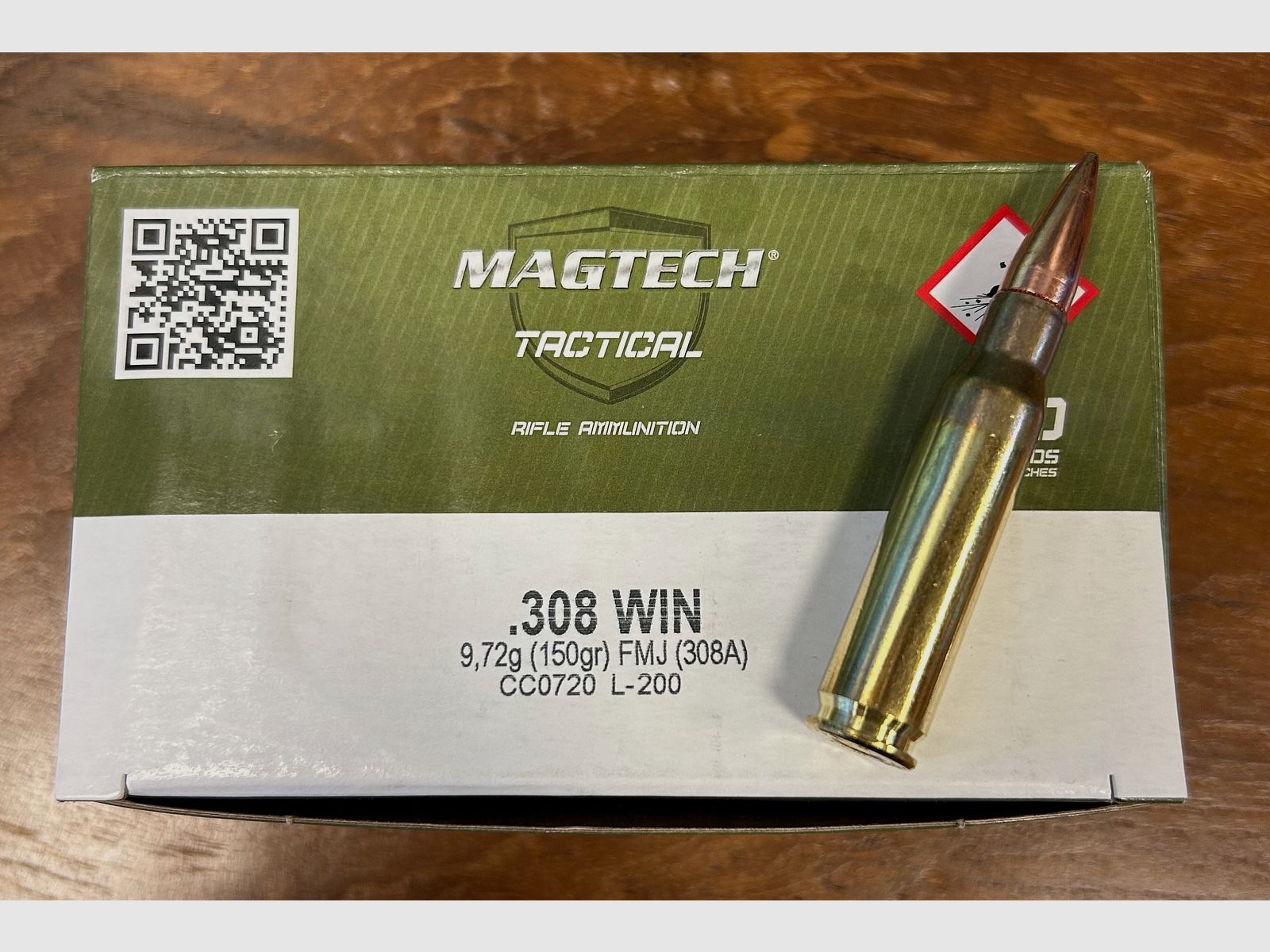 Magtech .308 Win. FMJ 9,72g/150grs.