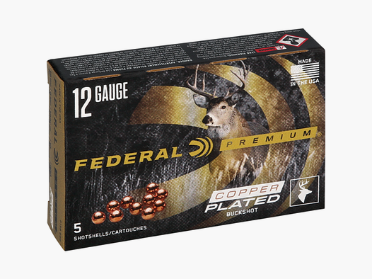 Federal Buckshot Caliber 12/76 15 Grains Size 8.38Mm