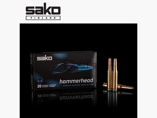 20 nabojów SAKO Hammerhead 8,2x53 R 200 Gr